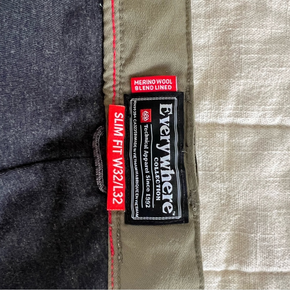 686 men’s everywhere merino-lined pant